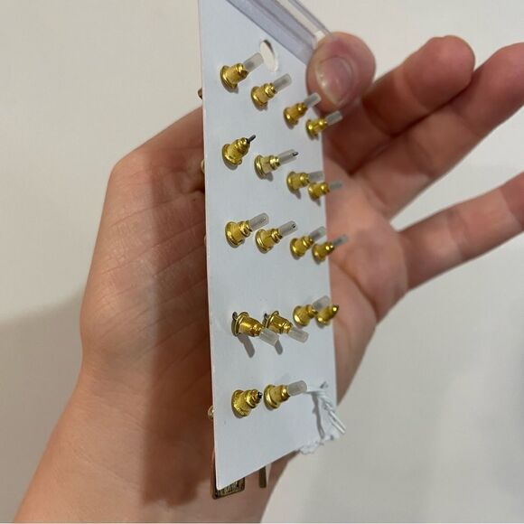 Set of 10 Pair of Earrings New Stars Heart Locker Drop Earrings - Picture 3 of 8